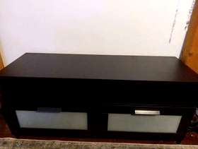 Freecycle Ikea Black TV Unit / sideboard