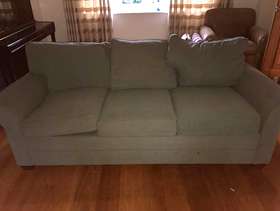 Freecycle Sofa and leather chair