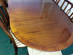 Freecycle Dining room table & 6 chairs
