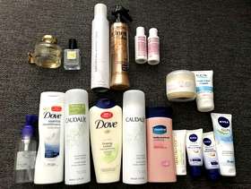 Freecycle Collection of moisturisers and hair products