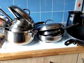 Freecycle Set of Pans and wok