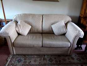 Freecycle 2-seater sofa bed & matching armchair