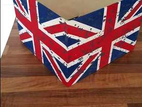 Freecycle Union jack ceiling lampshade