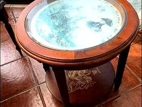 Freecycle Two coffee tables - one rectangular, one circular