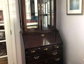 Freecycle Thomasville cherry secretary desk