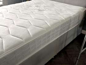 Freecycle Double bed, brand new mattress and base