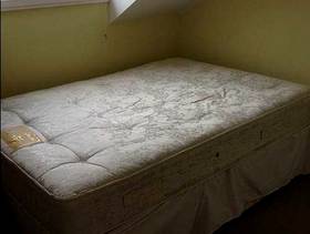 Freecycle Double divan bed and mattress