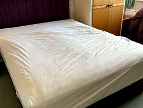 Freecycle 5ft good condition bed with drawers and mattress