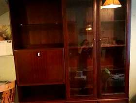 Freecycle Mahogany wall unit