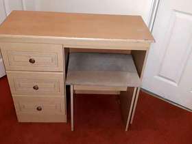 Freecycle Childs 3 drawer desk and stool