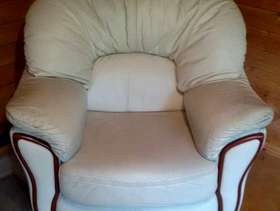Freecycle Two Leather Armchairs