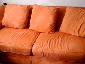 Freecycle Orange 2x2 seater sofas