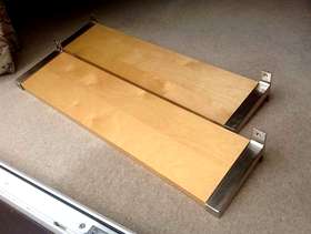 Freecycle Two IKEA floating shelves