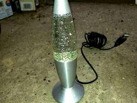 Freecycle Mini lava lamp
