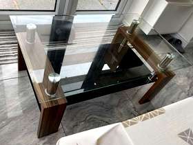 Freecycle Glass Coffee Table