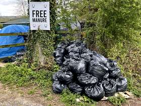 Freecycle Free Manure - All bagged, ready to go.