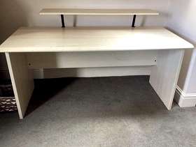 Freecycle Large computer desk and shelf