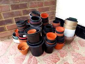 Freecycle Garden Plastic Pots