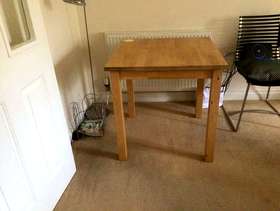 Freecycle Small pine table