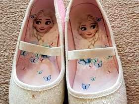 Freecycle 'Frozen' Slip on Sparkly Shoes (H&M size 28)