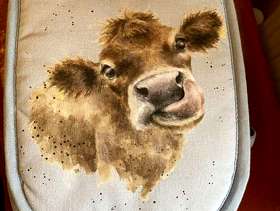 Freecycle Wrendale designs farmyard friends double oven glove, new