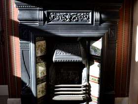Freecycle Cast iron Victorian fireplace