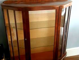 Freecycle Wooden display cabinet