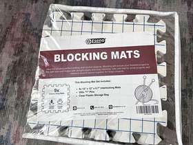 Freecycle Blocking mats for knitting/crochet