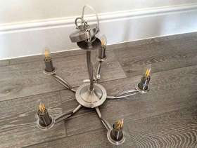 Freecycle Chrome light fitting