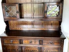 Freecycle Dark oak dresser
