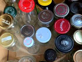 Freecycle Glass jars