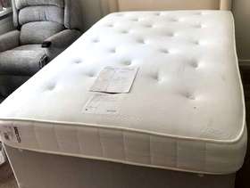 Freecycle Small double drawer divan and mattress
