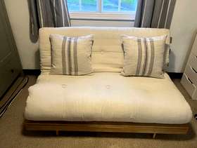 Freecycle Futon by the Futon Company, 2 seater, cream cover