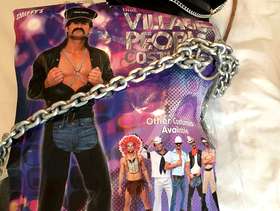 Freecycle Fancy Dress. Village People Biker.