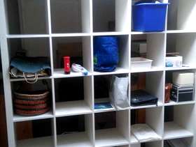 Freecycle White shelving unit