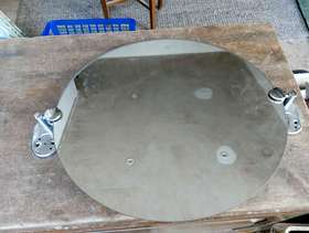 Freecycle Round swivelling bathroom mirror