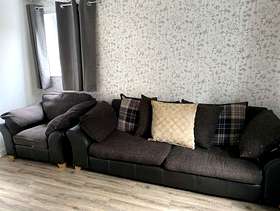 Freecycle 5 seater sofa and armchair
