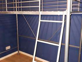 Freecycle Single metal loft bed frame