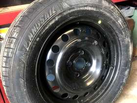 Freecycle Brand New steel wheel rim and new tyre.