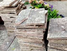 Freecycle Used garden slabs.