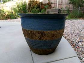 Freecycle Ceramic planter