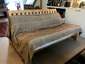 Freecycle Wooden Double Futon bed