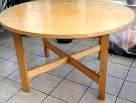 Freecycle Pine table