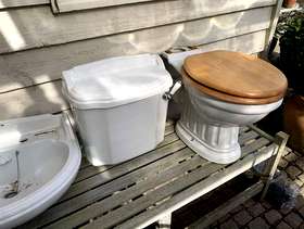 Freecycle Toilet and sink