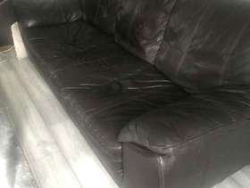 Freecycle 2 & 3 seater leather sofas.