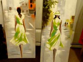 Freecycle Two paintings