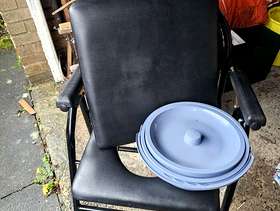 Freecycle Brand new fold up commode chair