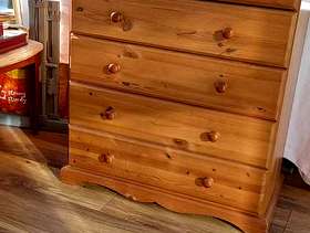 Freecycle Pine chest of drawers