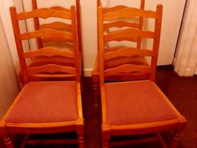 Freecycle 4 matching chairs