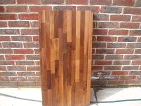 Freecycle Walnut kitchen/work top 98 x 50 cm